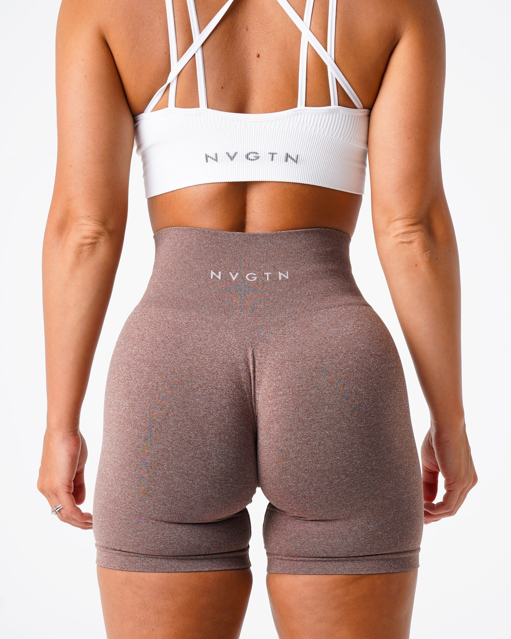 Women Cocoa Pro Seamless Shorts - NVGTN