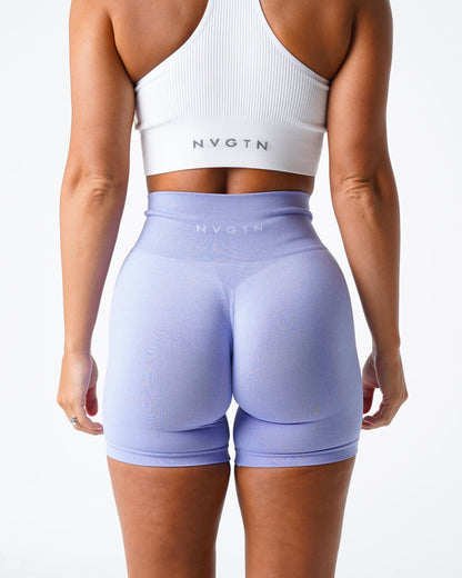 Women Periwinkle Pro Seamless Shorts - NVGTN