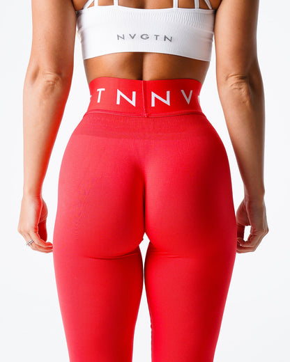 Women Scarlet Sport Seamless Leggings - NVGTN