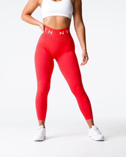 Women Scarlet Sport Seamless Leggings - NVGTN
