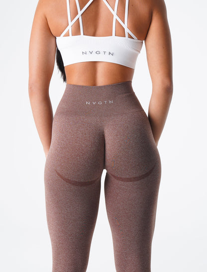 Women Cocoa Curve Seamless Leggings - NVGTN