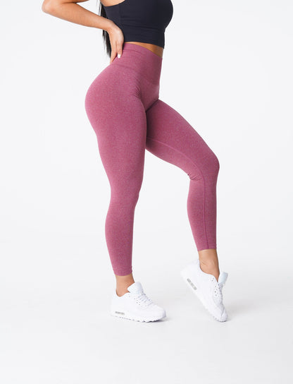 Women Maroon NV Seamless Leggings - NVGTN