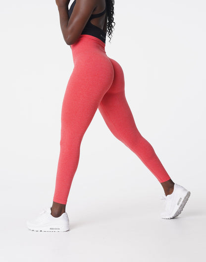 Women Candy Apple NV Seamless Leggings - NVGTN