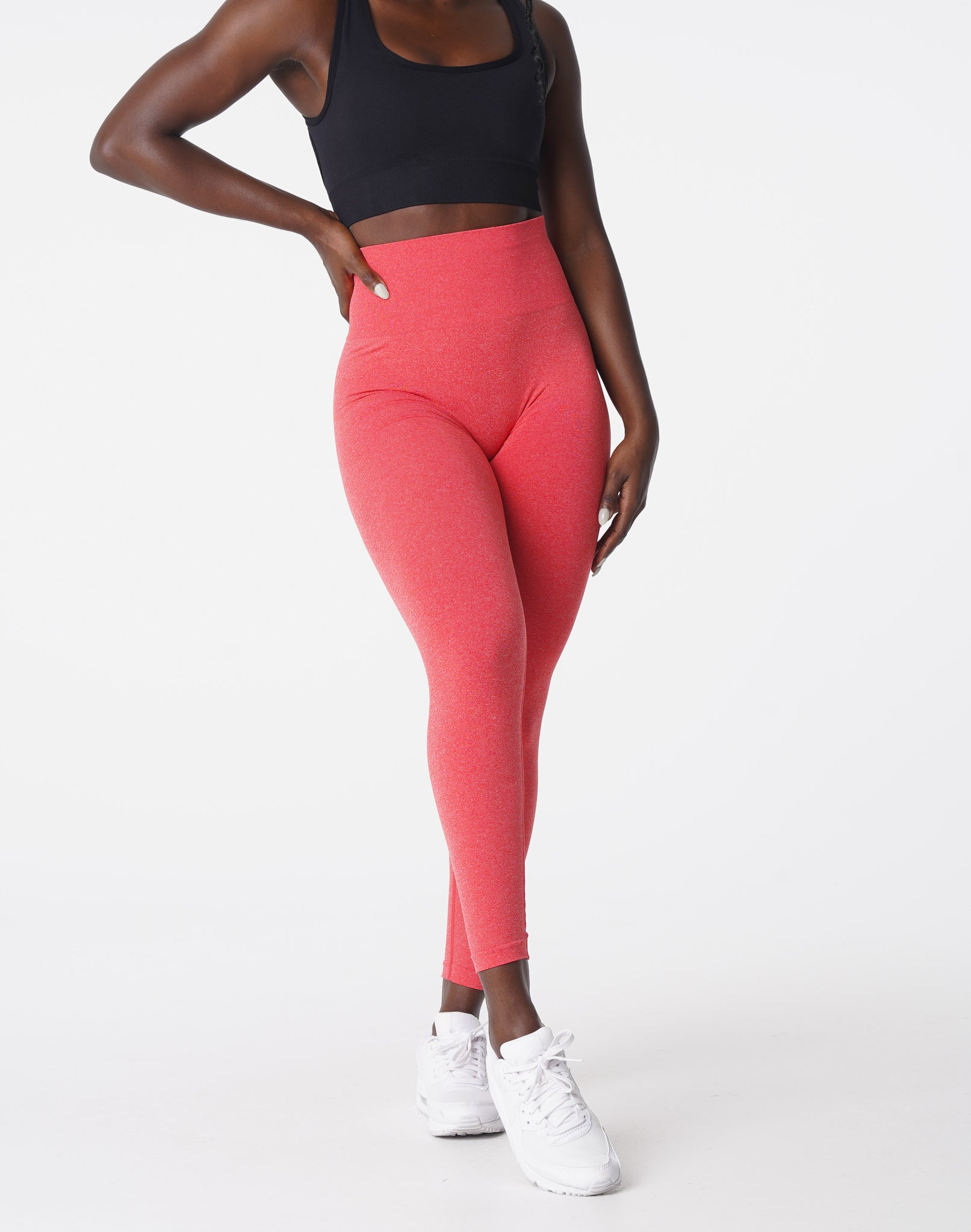 Women Candy Apple NV Seamless Leggings - NVGTN