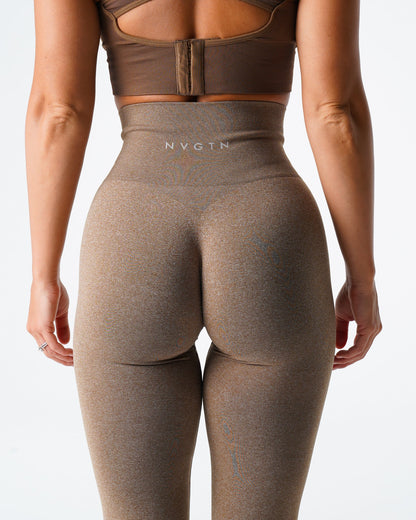 Women Mocha NV Seamless Leggings - NVGTN