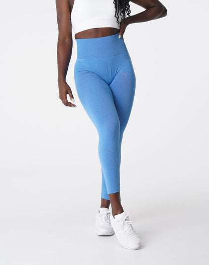 Women Ocean Blue NV Seamless Leggings - NVGTN