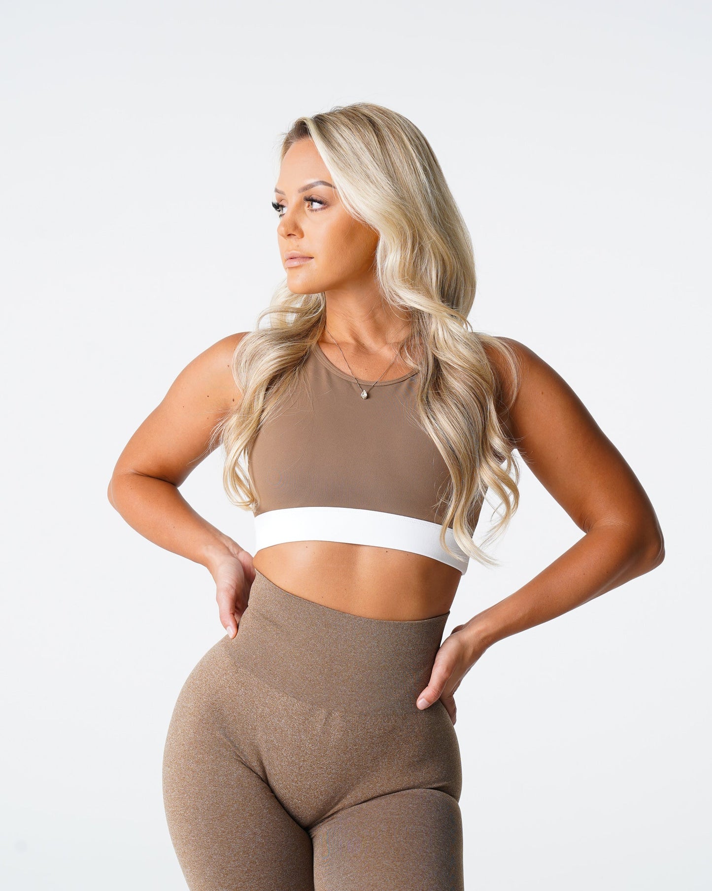 Women Mocha Agility Bra - NVGTN