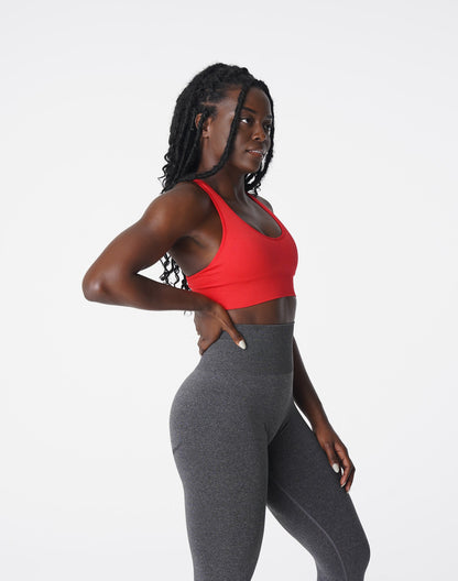 Women Scarlet Galaxy Ribbed Seamless Bra - NVGTN