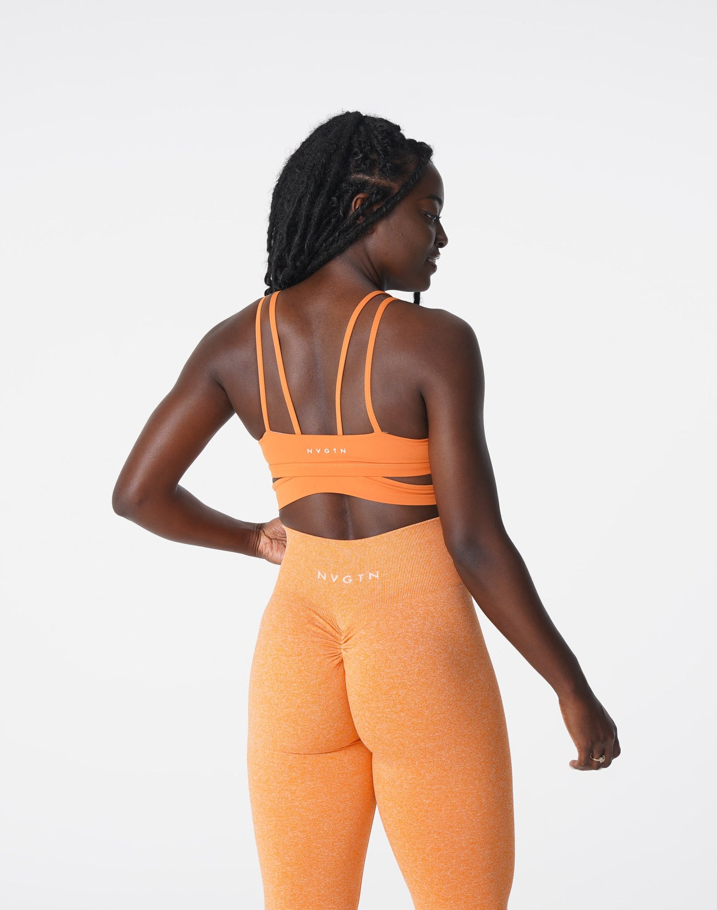 Women Burnt Orange Revolve Bra - NVGTN