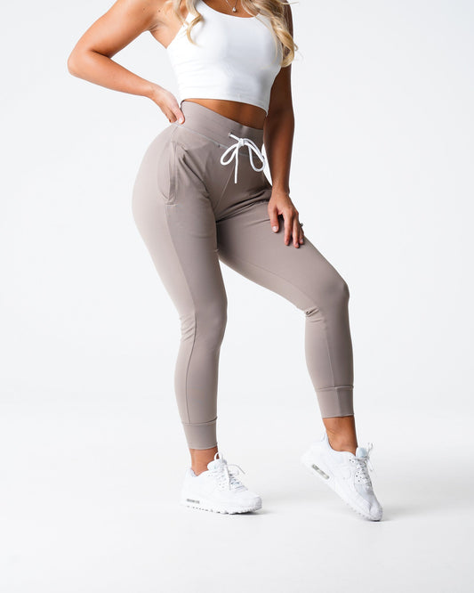 Women Taupe Joggers - NVGTN