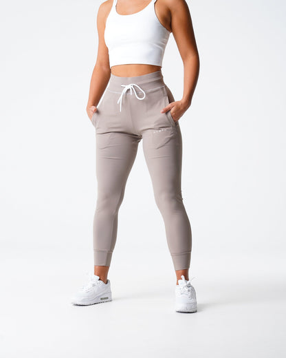 Women Taupe Joggers - NVGTN