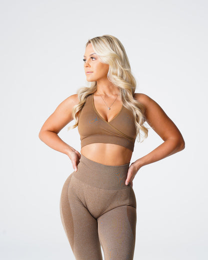 Women Mocha Pursuit Seamless Bra - NVGTN