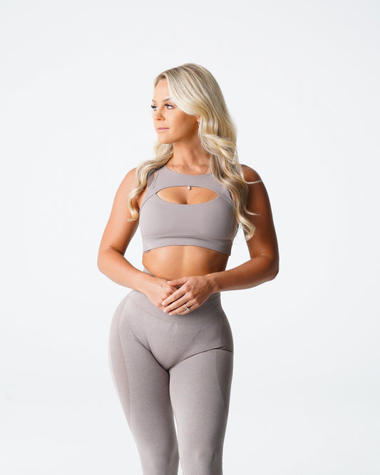 Women Taupe Apex Bra - NVGTN