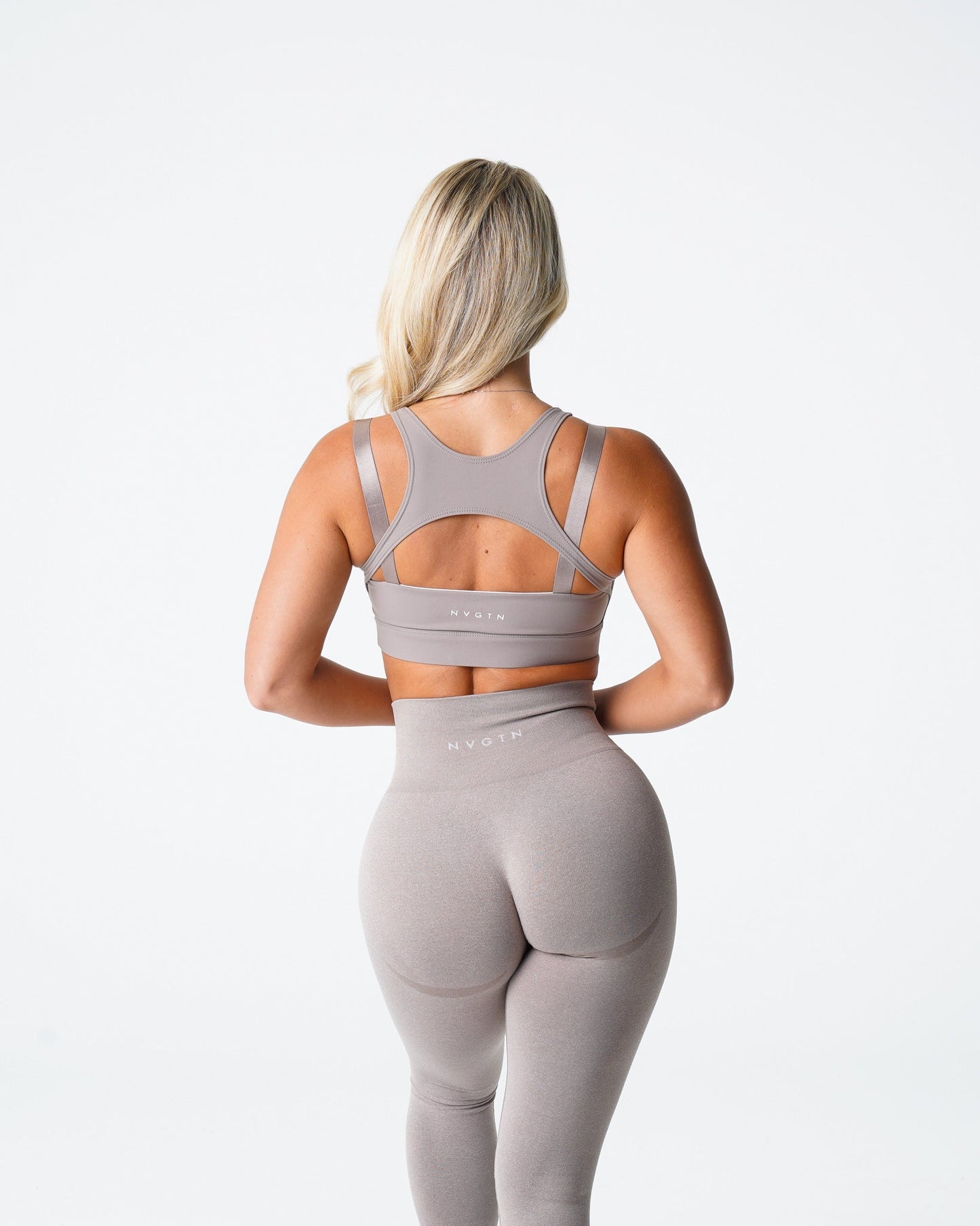 Women Taupe Apex Bra - NVGTN