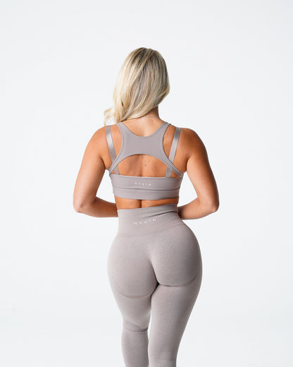 Women Taupe Apex Bra - NVGTN
