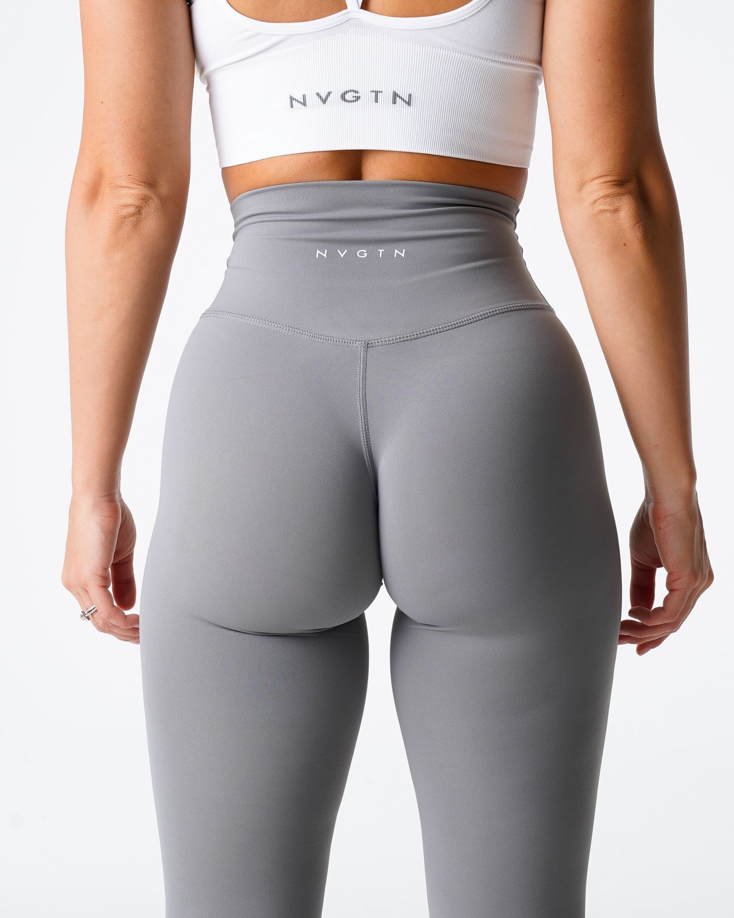 Women Grey Signature 2.0 Leggings - NVGTN