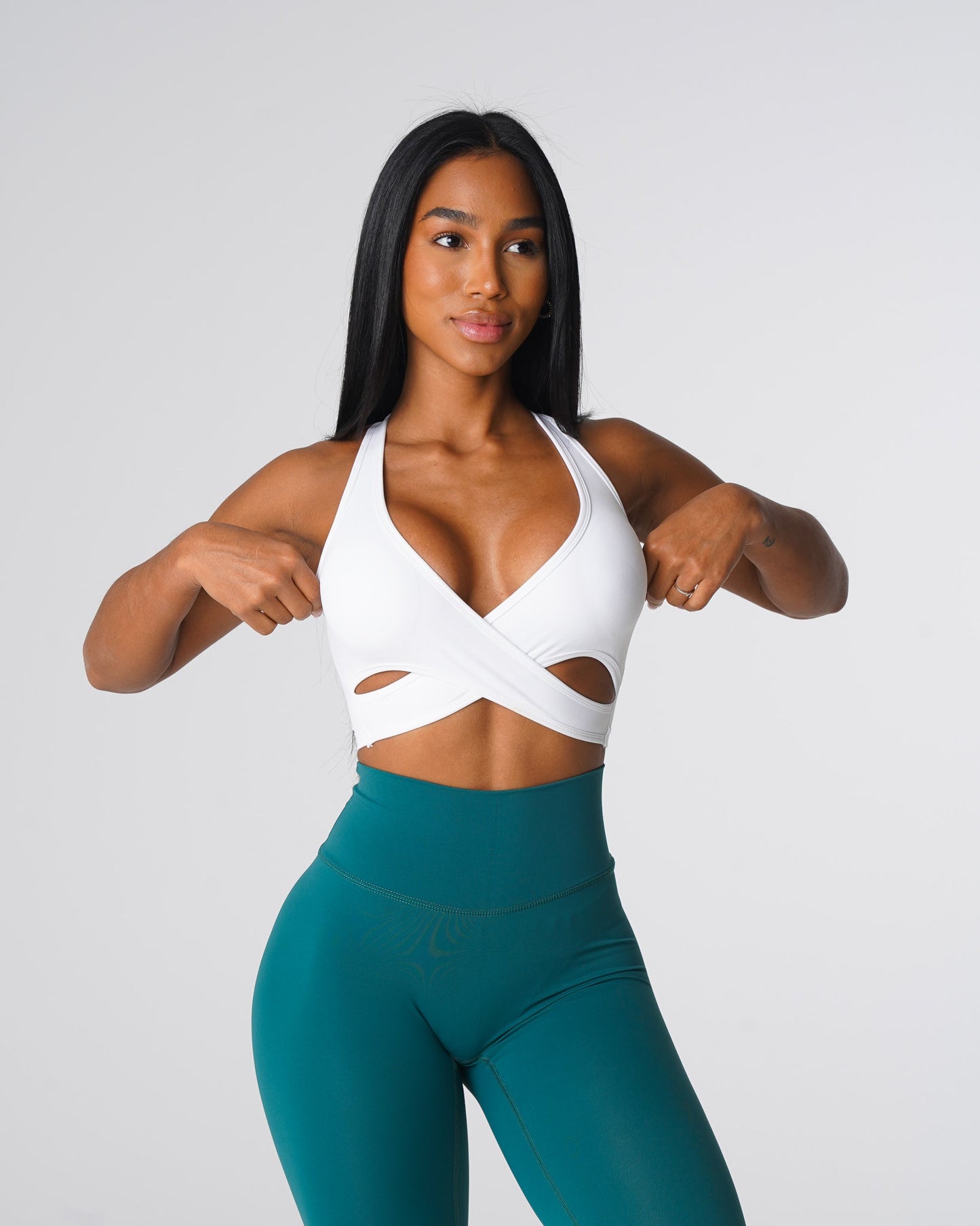 Women White Radiance Bra - NVGTN