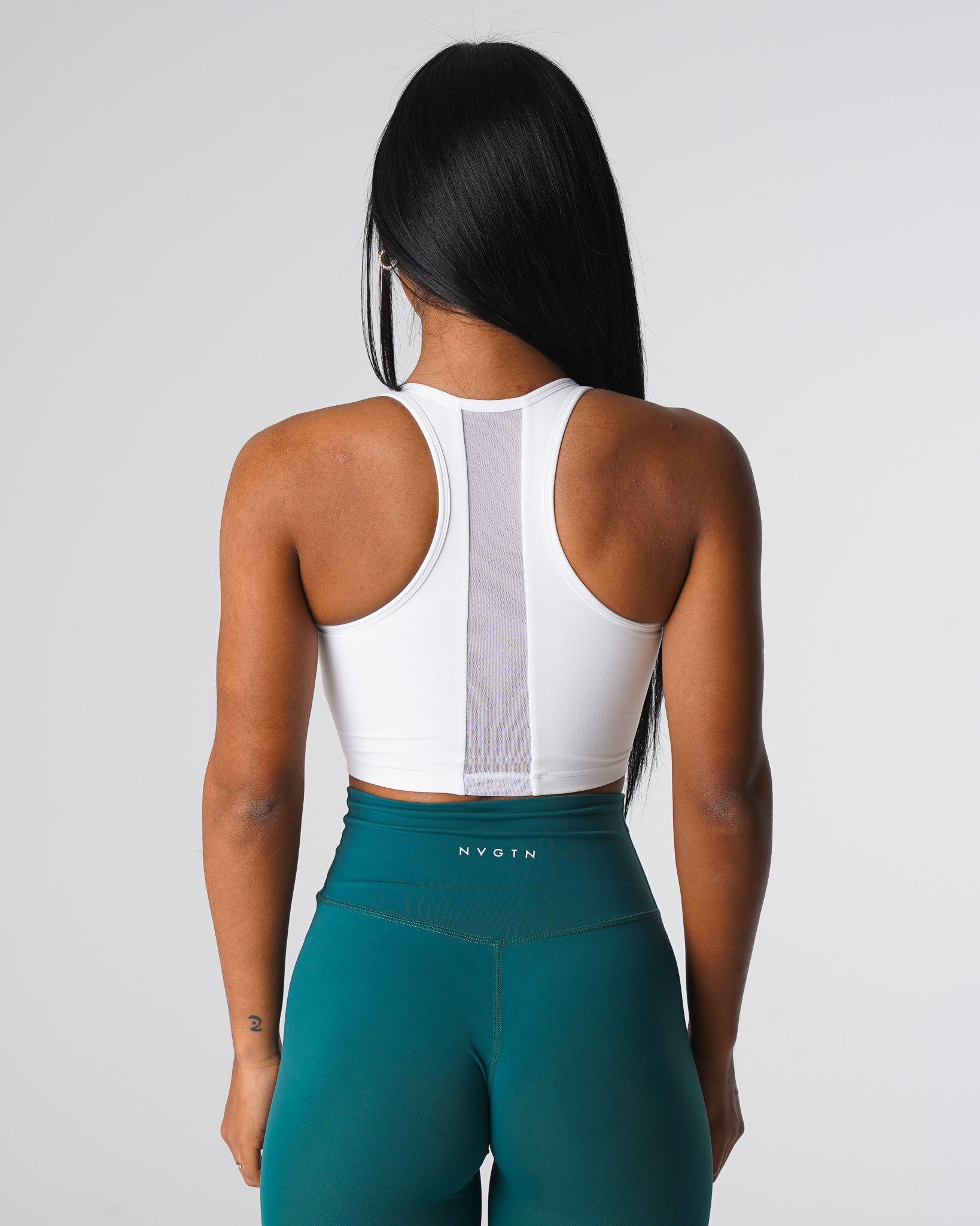Women White Radiance Bra - NVGTN