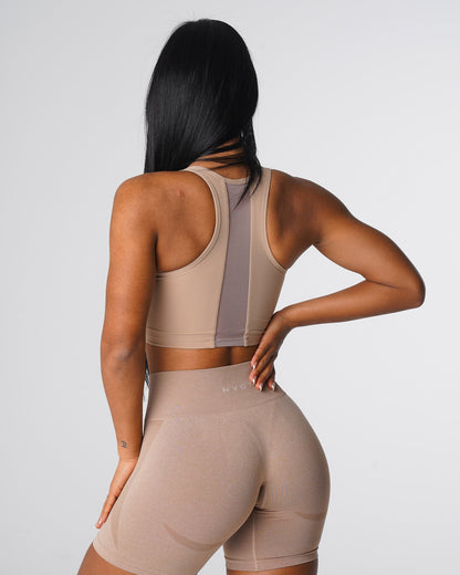 Women Beige Radiance Bra - NVGTN