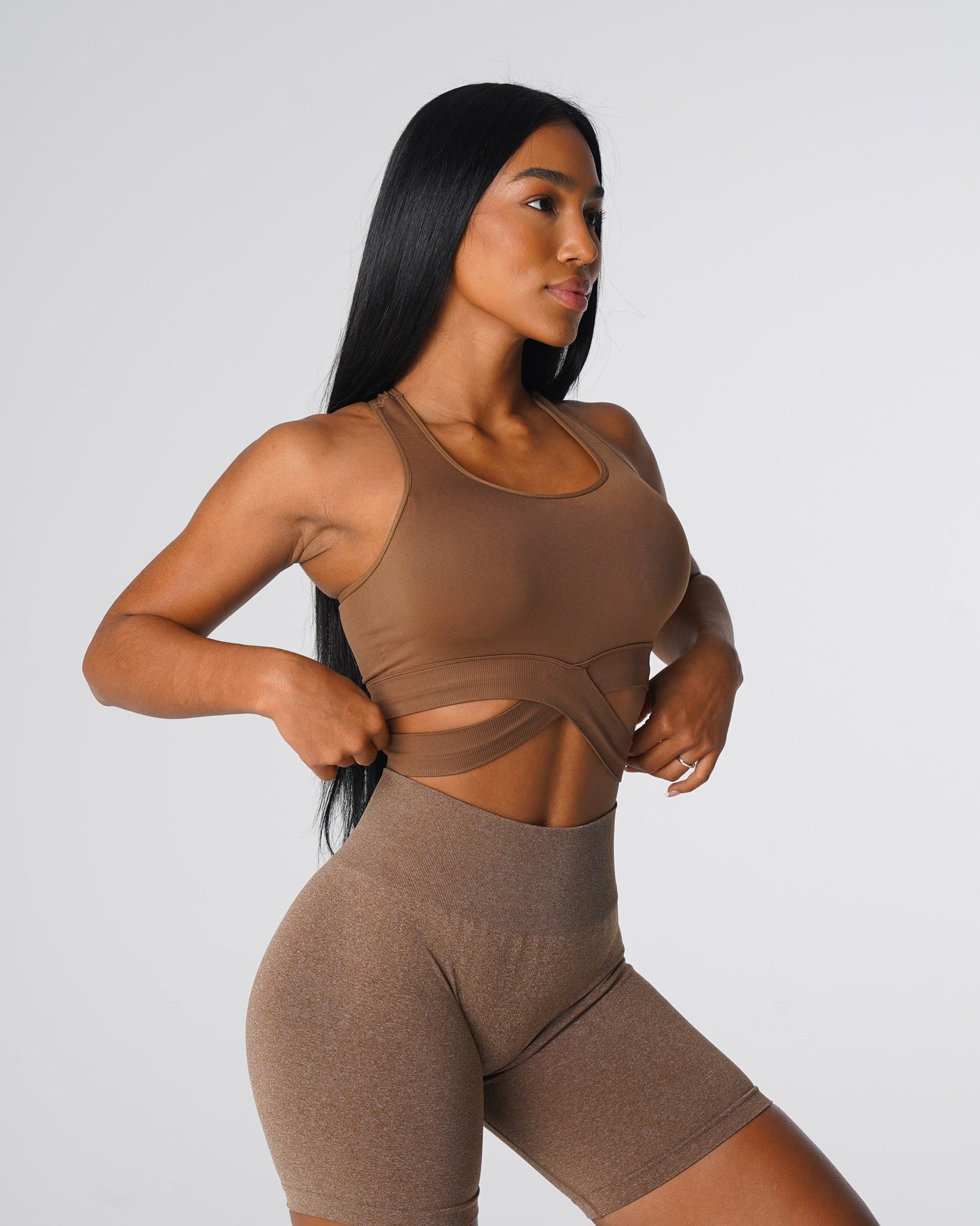 Women Mocha Sculpt Seamless Bra Top - NVGTN