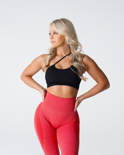 Women Black Streamline Seamless Bra - NVGTN