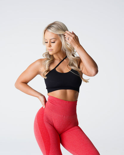 Women Black Streamline Seamless Bra - NVGTN