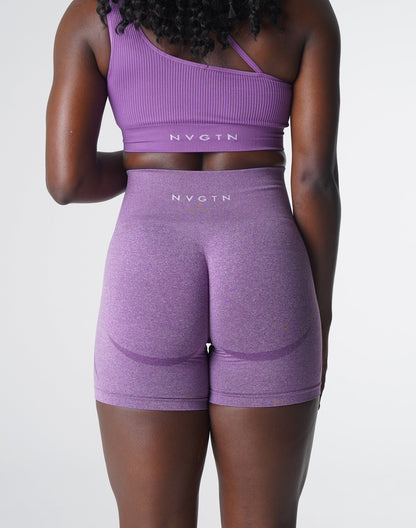 Women Violet Contour Seamless Shorts - NVGTN