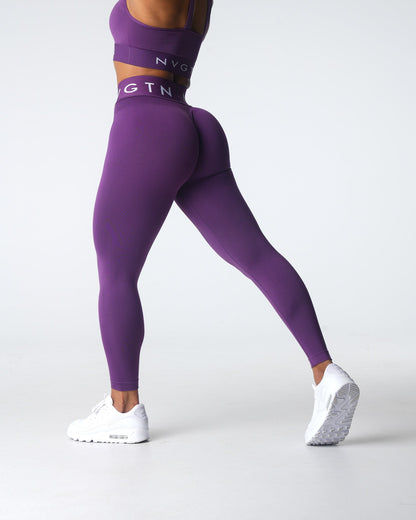 Women Amethyst Sport Seamless Leggings - NVGTN