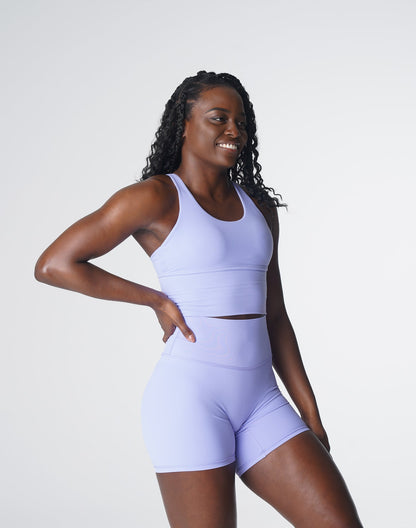 Women Periwinkle Matrix Bra Top - NVGTN