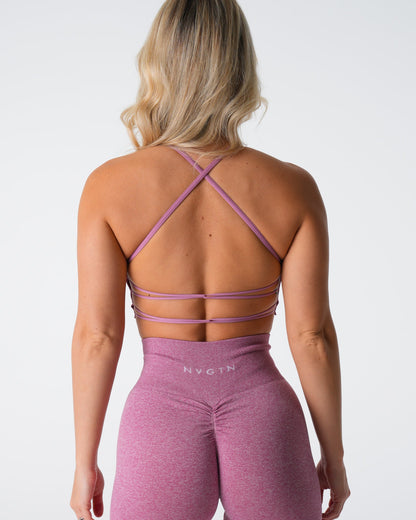 Women Pastel Pink Invincible Seamless Bra - NVGTN