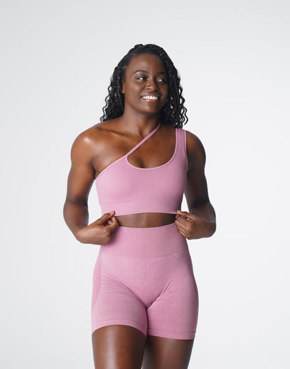 Women Pastel Pink Streamline Seamless Bra - NVGTN
