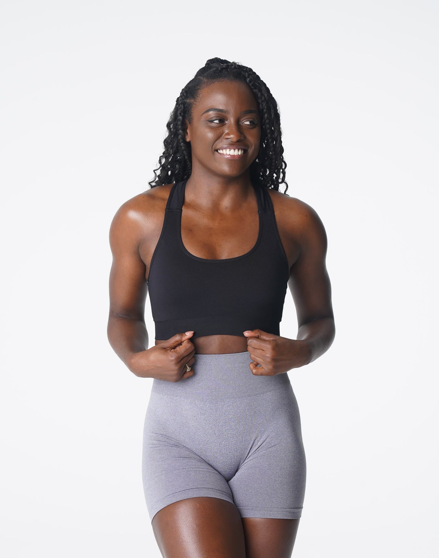 Women Black Surge Seamless Bra - NVGTN