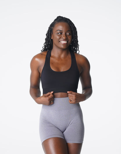 Women Black Surge Seamless Bra - NVGTN