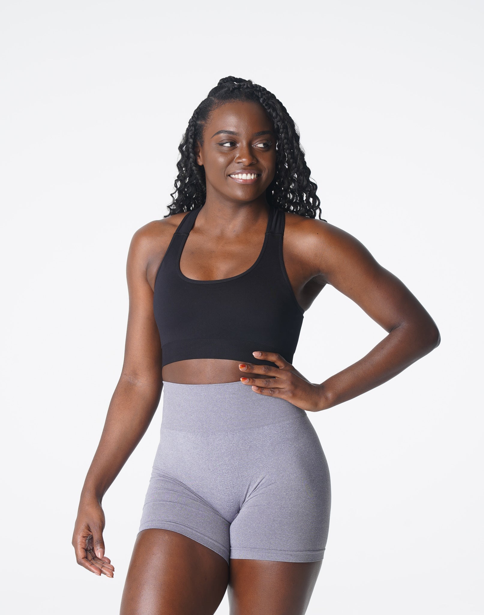 Women Black Surge Seamless Bra - NVGTN