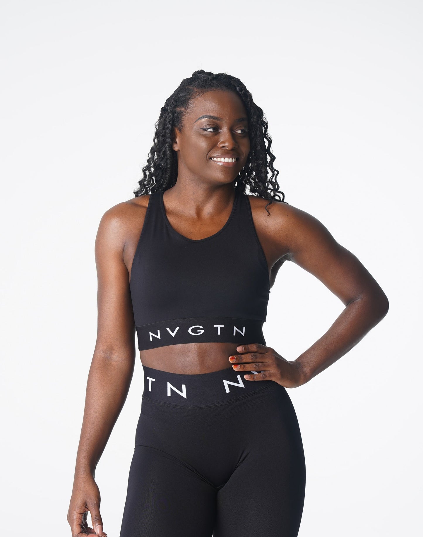 Women Black Trilogy Sport Seamless Bra - NVGTN
