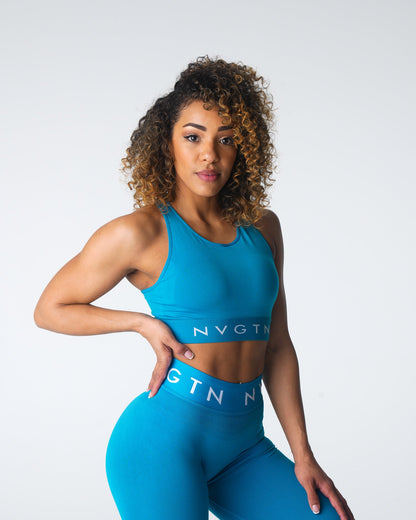 Women Lagoon Trilogy Sport Seamless Bra - NVGTN
