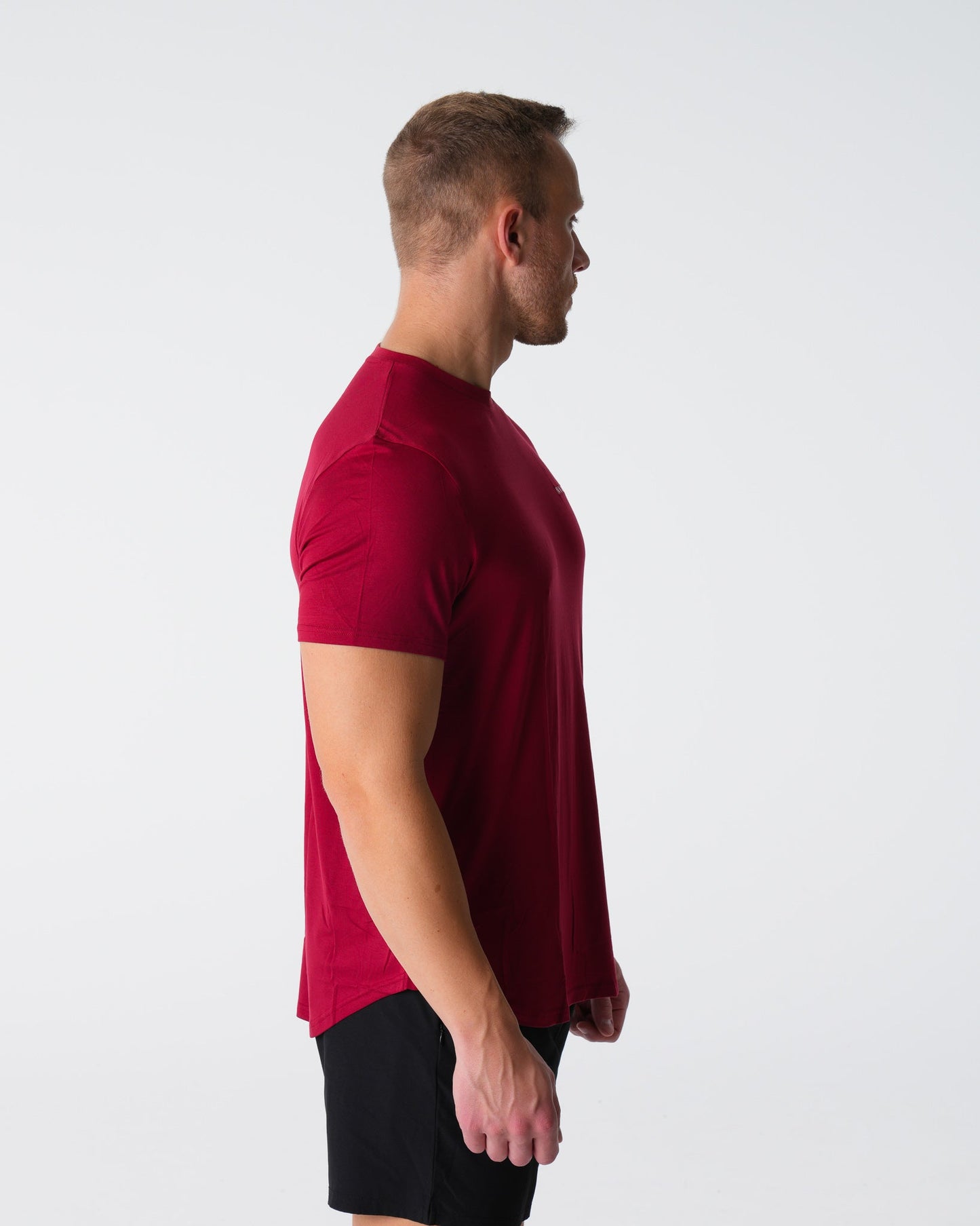 Men Crimson Tech Fitted Tee - NVGTN