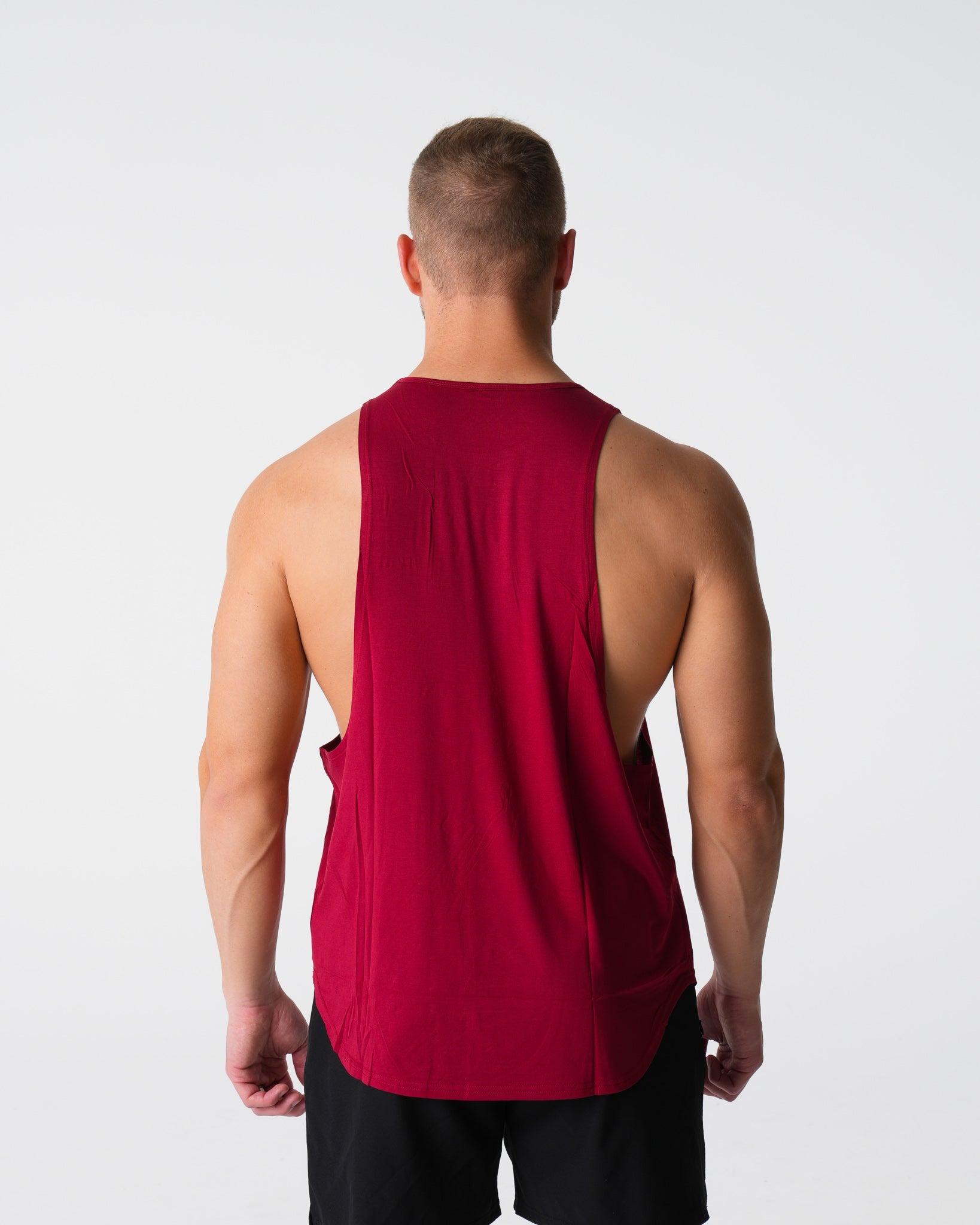 Men Crimson Tech Edge Tank - NVGTN