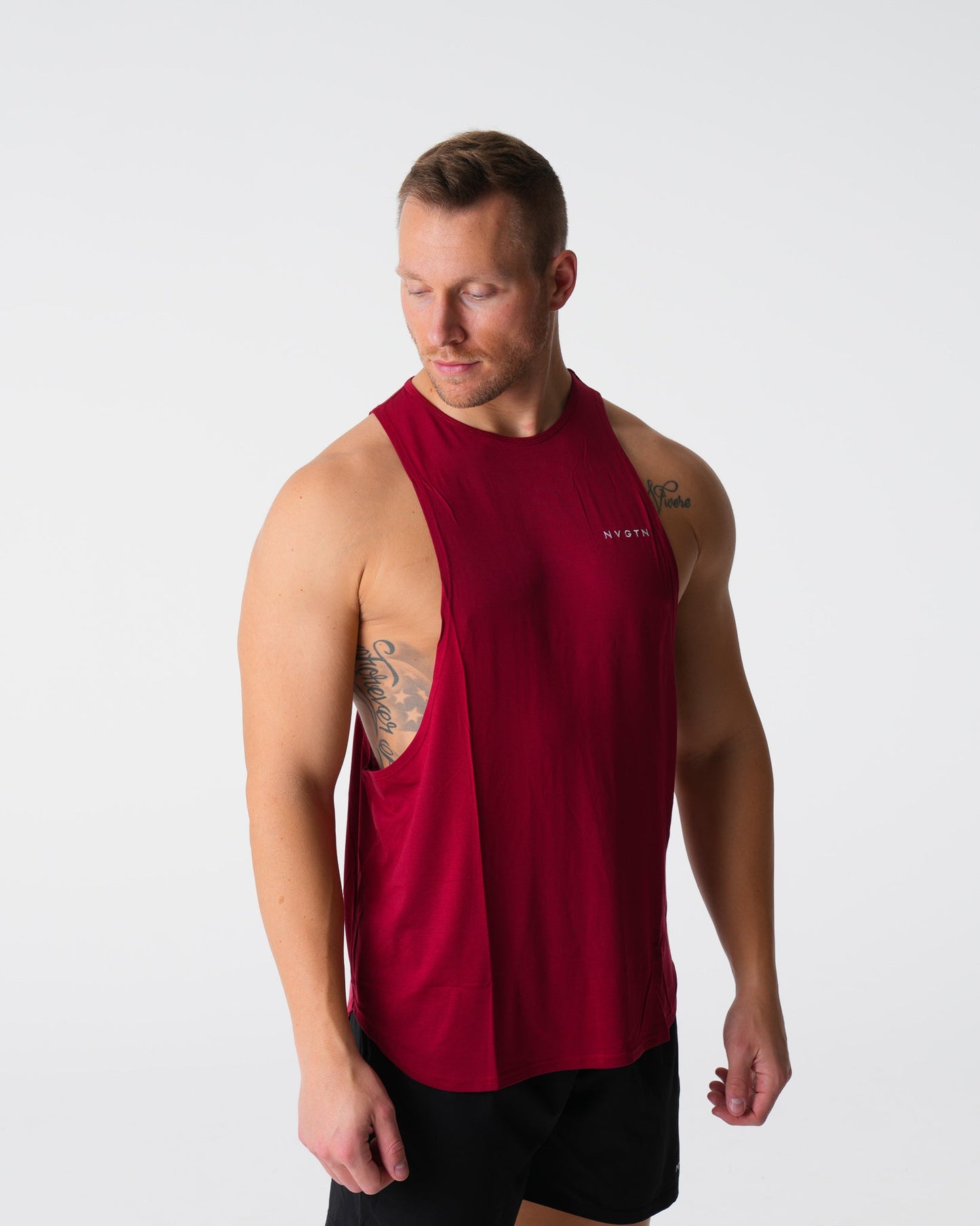 Men Crimson Tech Edge Tank - NVGTN