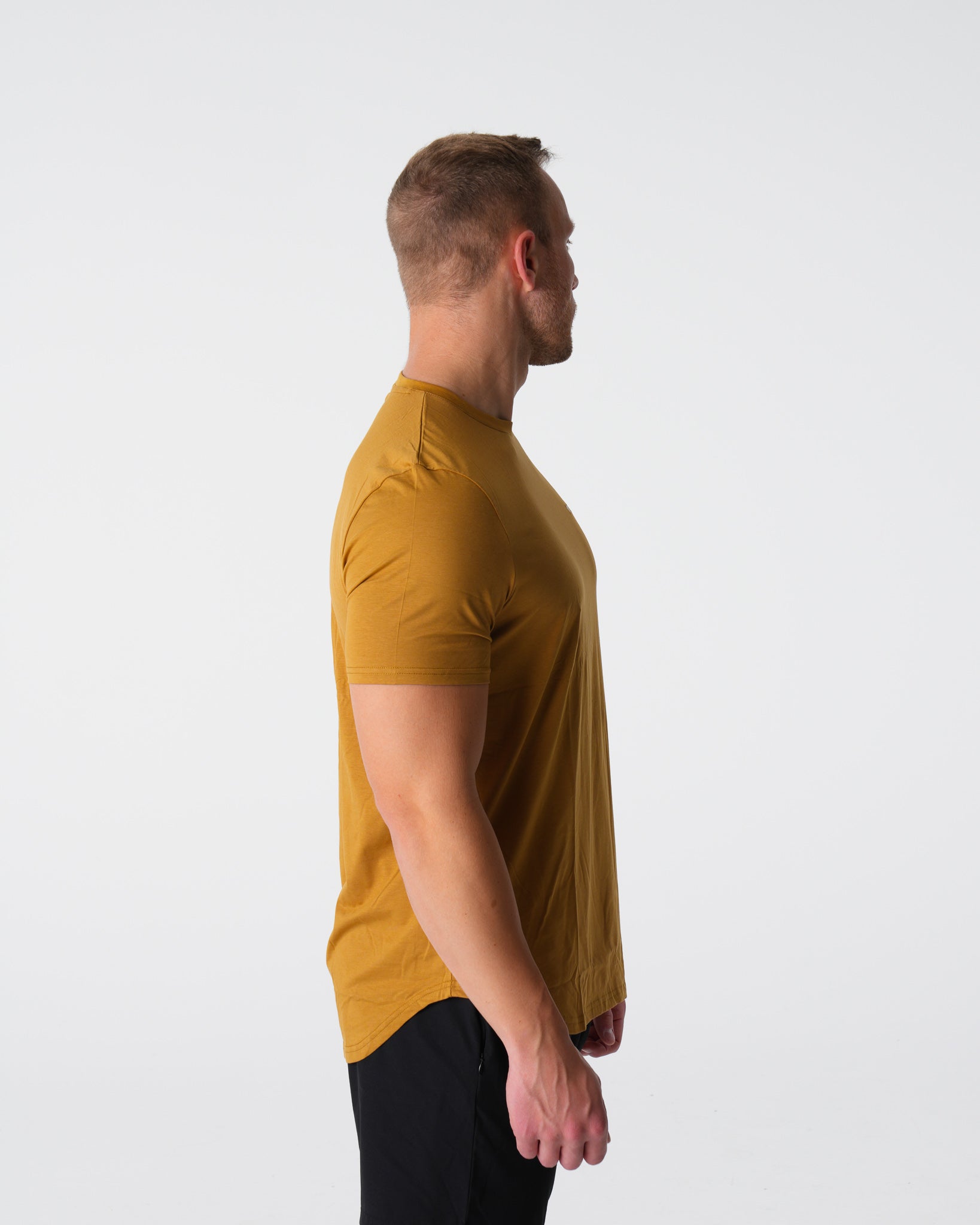 Men Bronze Pulse Fitted Tee - NVGTN