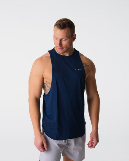 Men Navy Pulse Edge Tank - NVGTN