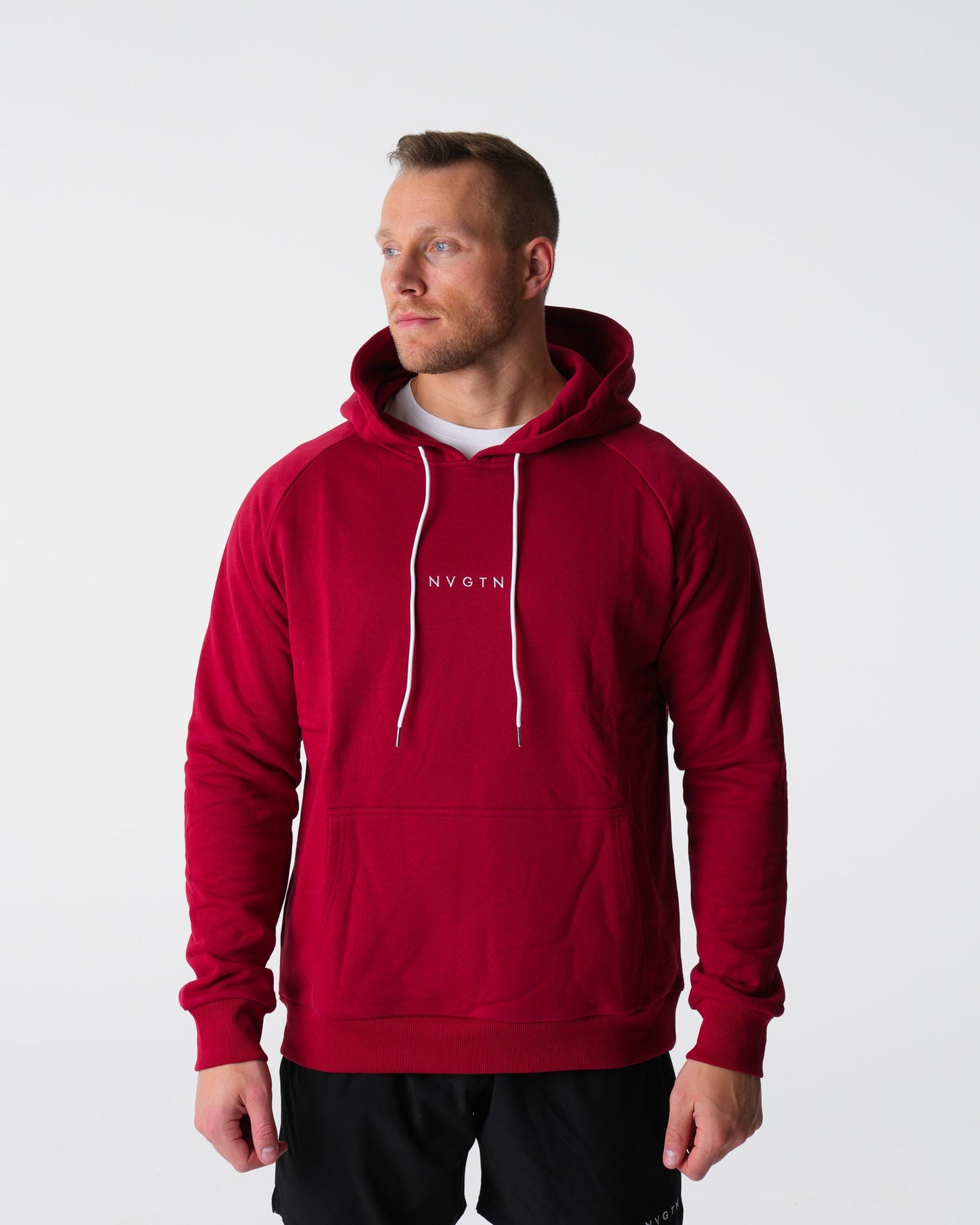 Men Crimson Lounge Hoodie - NVGTN