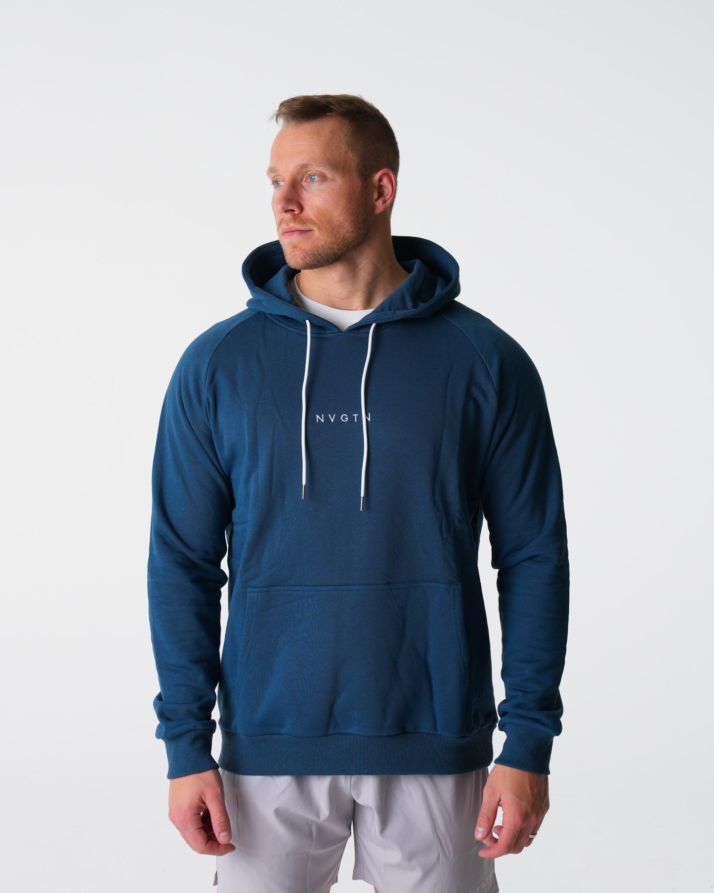 Men Navy Lounge Hoodie - NVGTN