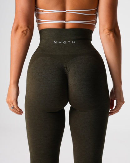 Women Olive Contour 2.0 Seamless Leggings - NVGTN