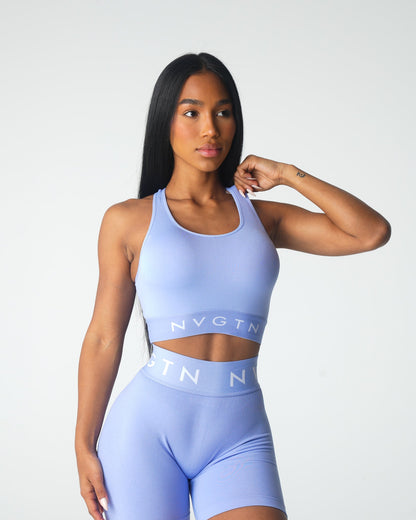 Women Periwinkle Legacy Sport Seamless Bra - NVGTN