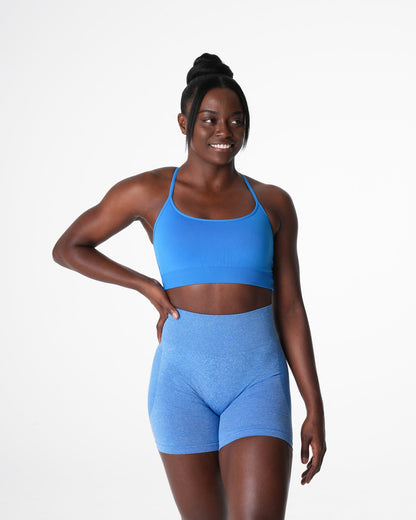 Women Ocean Blue Invincible Seamless Bra - NVGTN