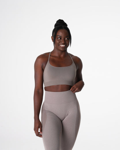 Women Taupe Invincible Seamless Bra - NVGTN