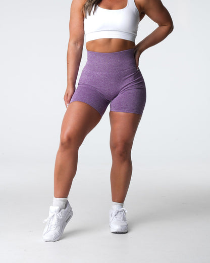 Women Violet Scrunch Seamless Shorts - NVGTN