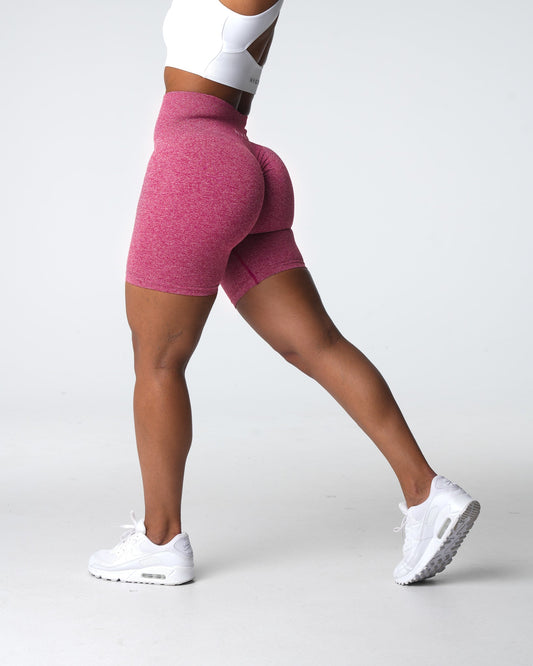 Women Crimson Scrunch Seamless Shorts - NVGTN