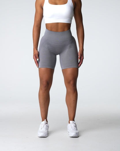 Women Grey Contour 2.0 Seamless Shorts - NVGTN